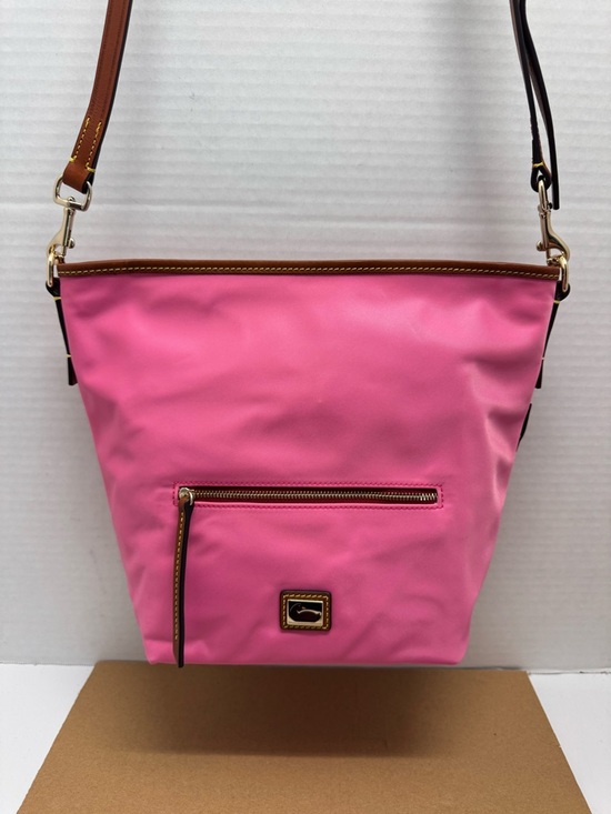 Dooney & Bourke Handbags - Dooney & Bourke Wayfarer Small Nylon Hobo Crossbody with Leather Trim